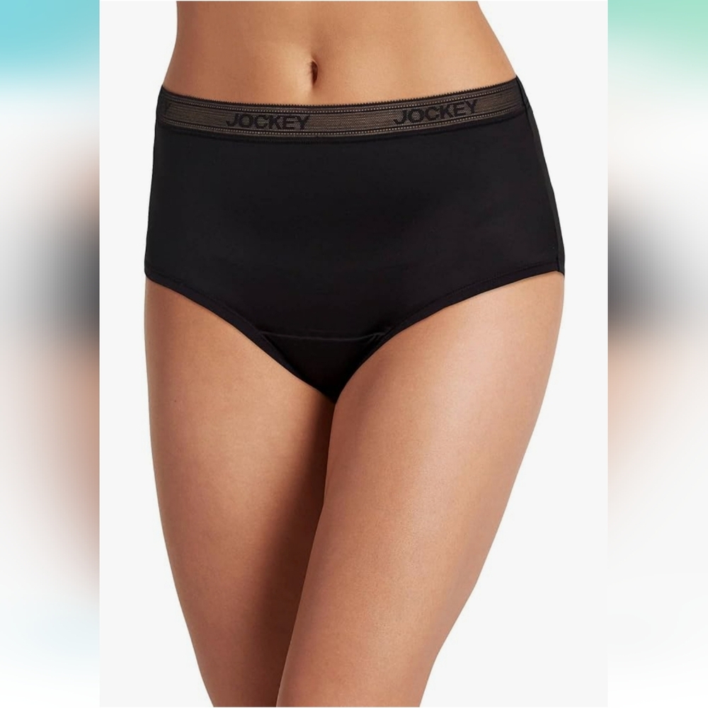 #3, NWT Jockey Absorbent underwear, high-waist Brief,L
